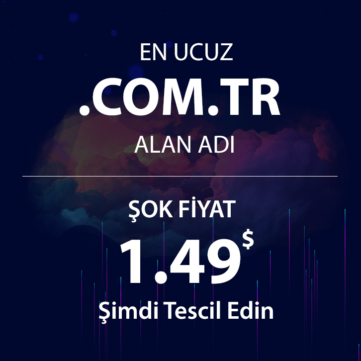 En Ucuz .COM.TR Alan Adı